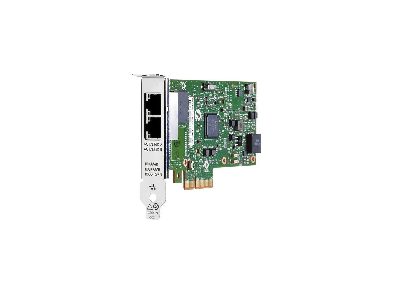 HP 361T PCIe Dual Port Gigabit NIC