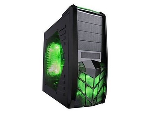 Gabinete Gamer PC Green LED chassis
