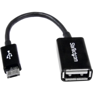 CABLE 12CM ADAPTADOR MICRO USB MACHO A USB A HEMBRA OTG