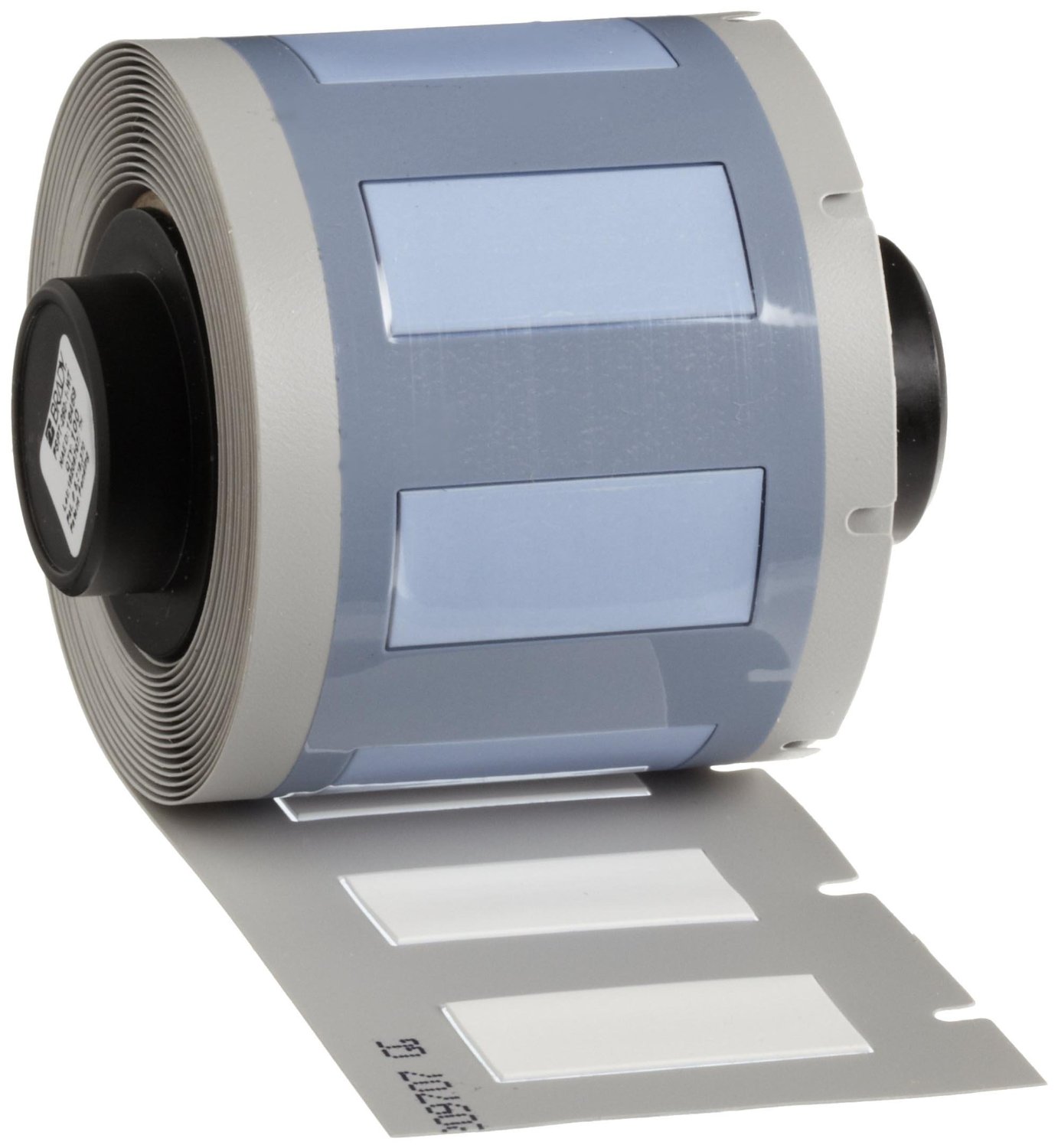 Brady PSPT-250-1-WT TLS 2200 And TLS PC Link PermaSleeve 0.439" Height, 1.015" Width, B-342 Heat-Shrink Polyolefin White Color Wire Marker Sleeves (100 Per Roll)