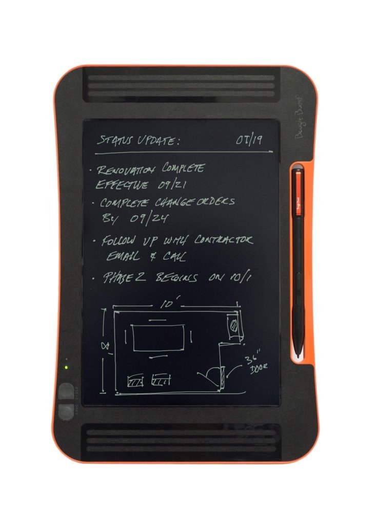 Boogie Board Sync 9.7-Inch LCD eWriter, Black/orange (ST1020001)