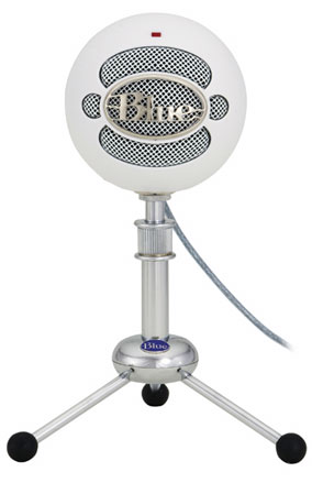Blue Microphones Snowball USB Microphone (Textured White)