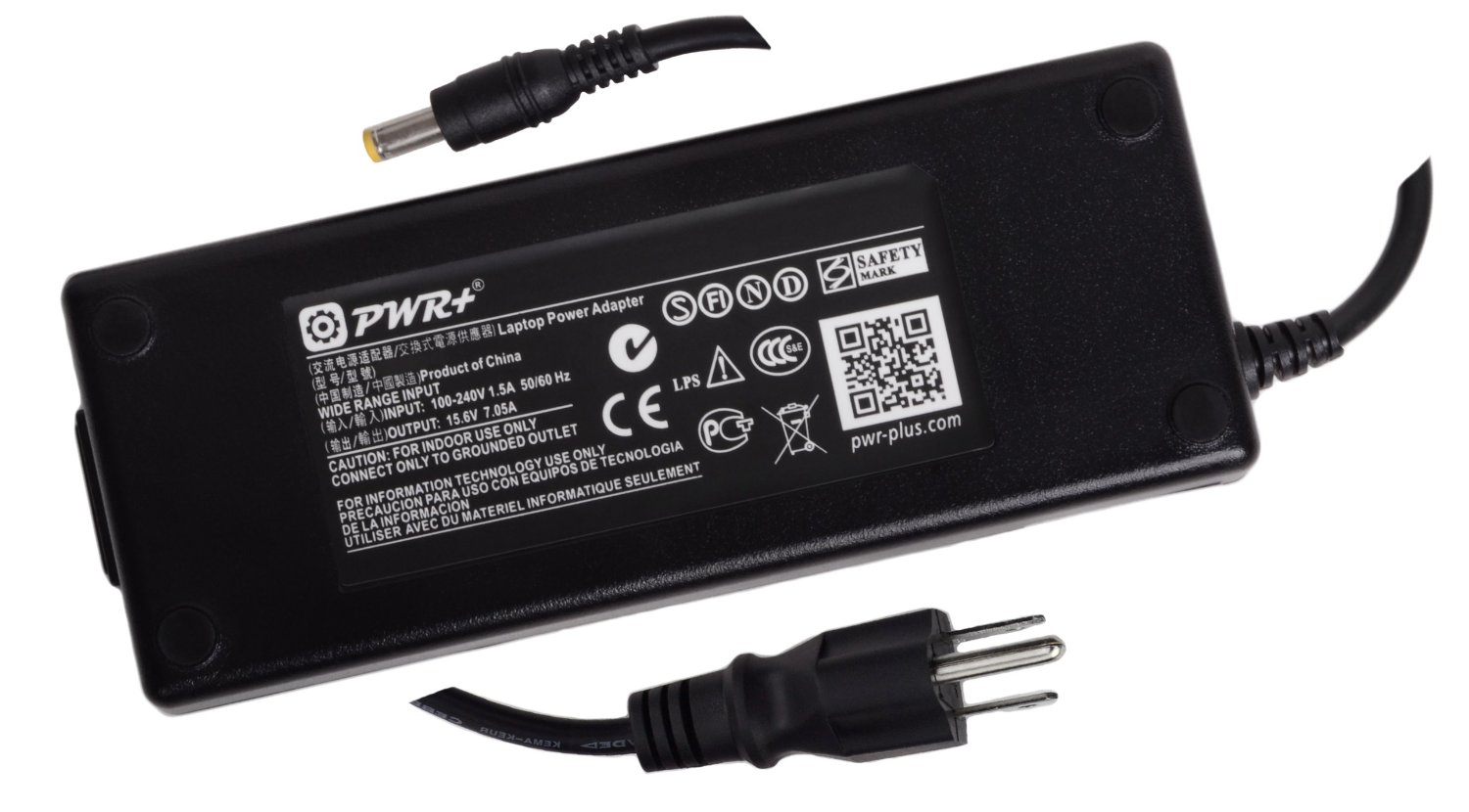 Genérico Pwr+® 12 Ft 120w AC Adapter Laptop Charger for Panasonic Toughbook 52 53 74 31 C1 F9 S10 19 ; H1 Field, Health ; H2 ; U1 Essential, Ultra ; CF-19A CF-19AHUAX1M; Cf-aa1633am Cf-aa5713am Cf-aa5803am Cf-aa6373am Cf-aa6503am Mil-461f Power Supply Cord