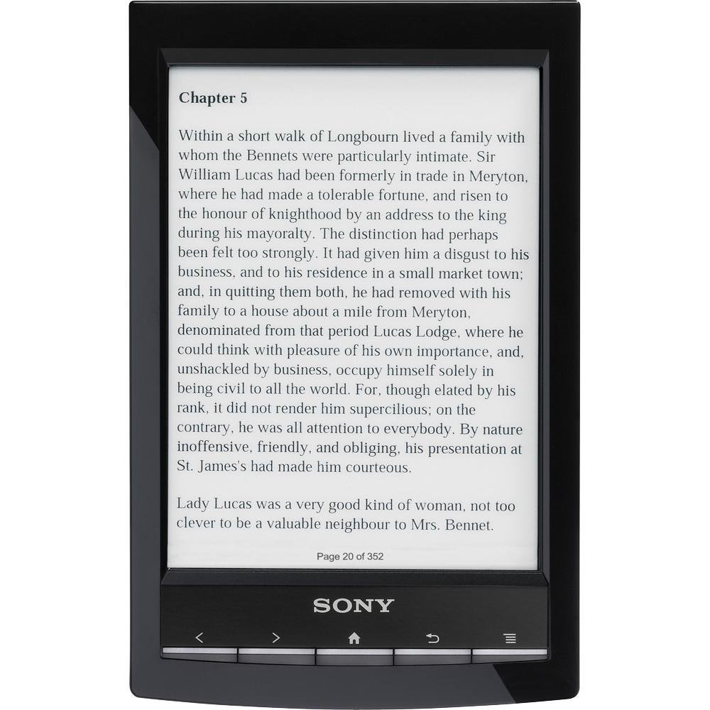 Sony PRS-T1 6" Digital E-Ink Pearl eReader with Wi-Fi (Black)