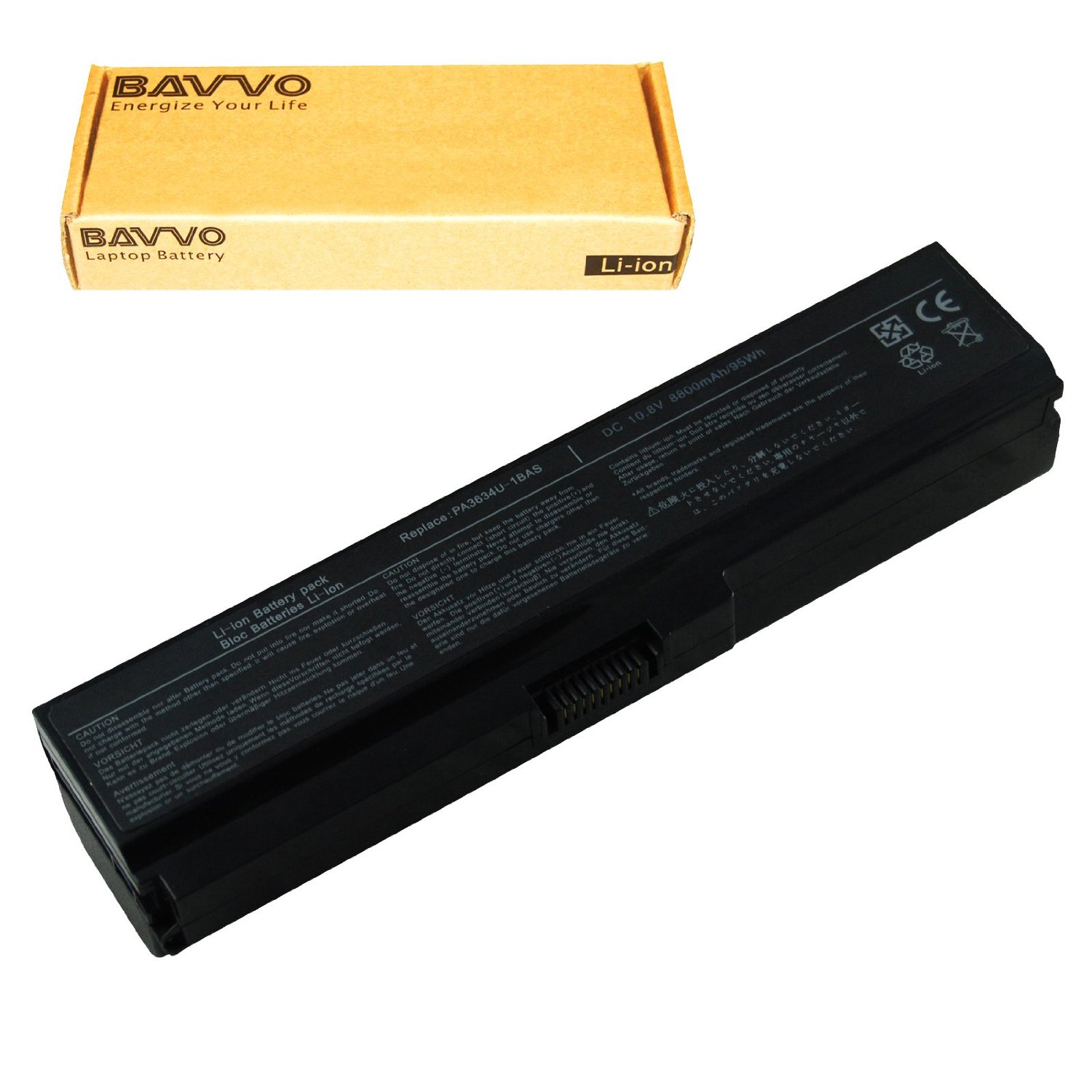 TOSHIBA Satellite L655D-S5050 Laptop Battery - Premium Bavvo® 12-cell Li-ion Battery