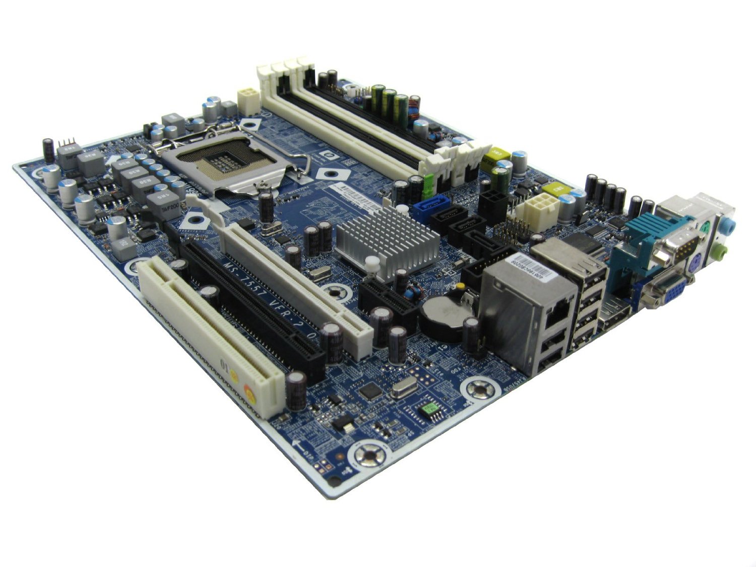 HP 599369-001 System board (motherboard) - With integrated SATA 3.0 Gb/s with RAID0 and RAID1 controller and DDR3 1333MHz front side bus (Foxhollow)