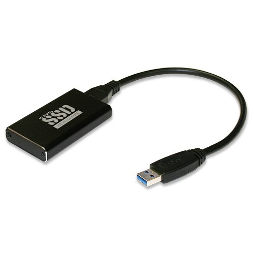 MyDigitalSSD Bullet Proof USB 3.0 mSATA SSD Enclosure Adapter - MDMS-BP-USB3