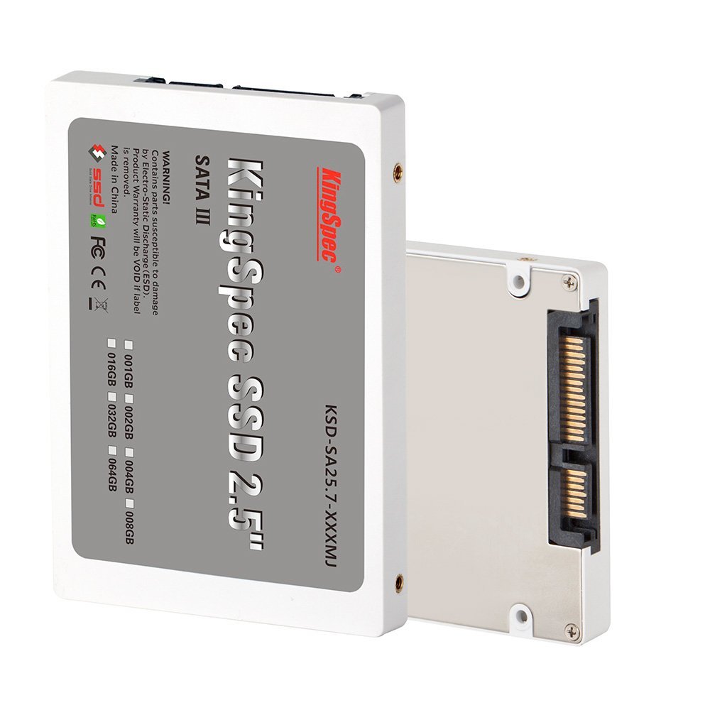 KINGSPEC KSD-SA25.7 2.5" SATA-lll SOLID STATE DISK 16GB