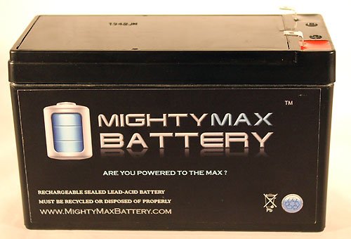 12V 7AH Battery Replaces pxl12072 lc-r127r2p1 wp7.2-12 sh1228w by Mighty Max Battery