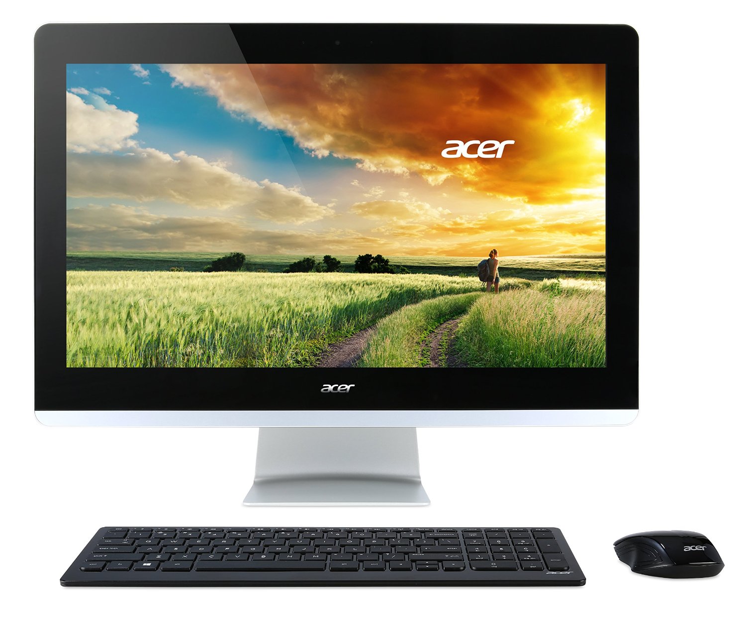Acer Aspire AZ3-710-UR55 FHD 23.8 Inch Touchscreen All-in-One Desktop (Intel Core i3, 6 GB RAM, 1 TB HDD, Intel HD Graphics 4400, Windows 10 EN INGLÉS.