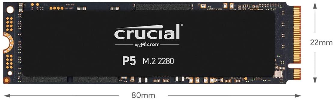 Crucial P5 1TB 3D NAND NVMe Internal SSD, up to 3400MB/s - CT1000P5SSD8