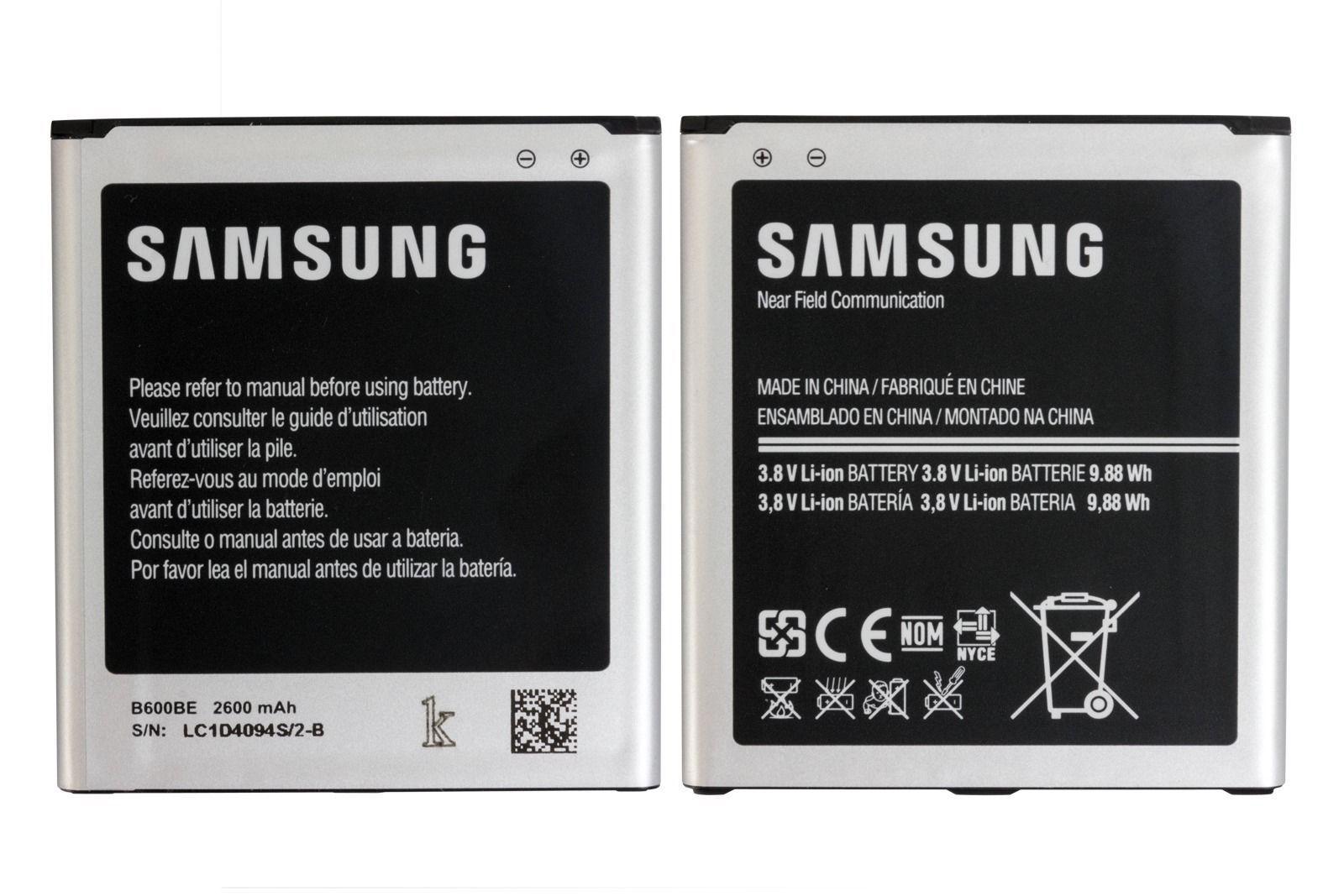 Samsung Original B600BE 2600mAh para Galaxy S