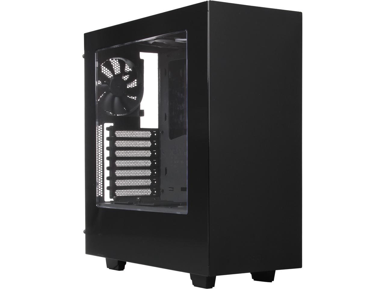 NZXT S340 Glossy Black Steel ATX Mid Tower Case