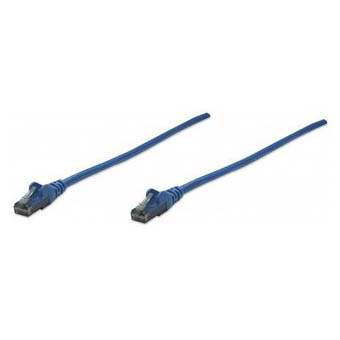 CABLE PATCH CAT 6, UTP 25.0F (7.6MTS) INTELLINET COLOR AZUL 342629