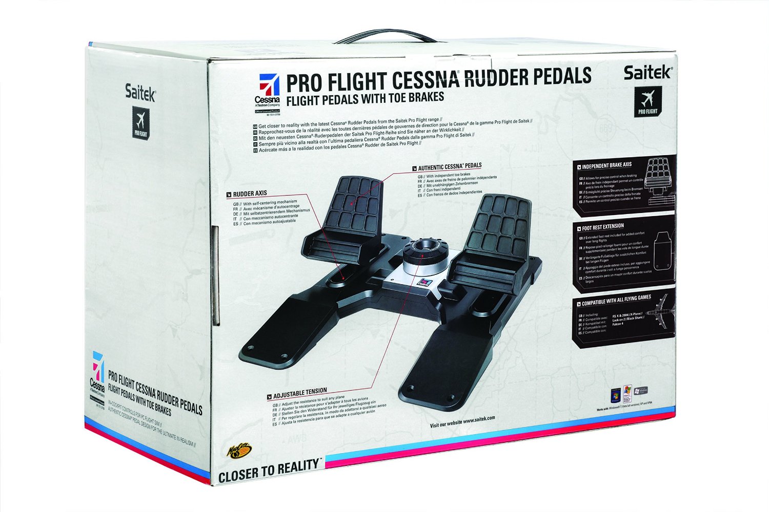 Saitek Pro Flight Cessna Rudder Pedals (CES432070002/02/1)