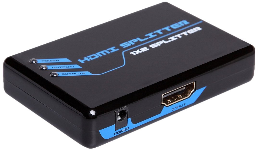 C&E CNE86960 HDE HDMI Splitter Amplifier 1 In to 2 Out Dual Display