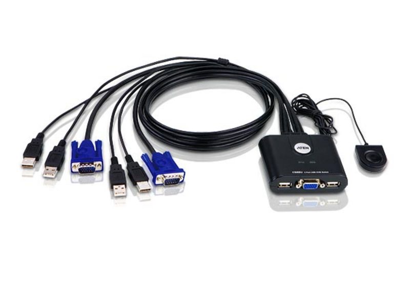 ATEN CS22U 2-Port USB Cable KVM Switch
