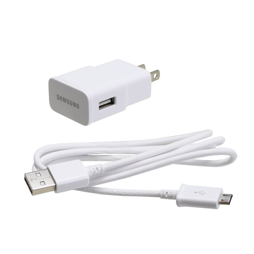 Samsung OEM Universal 2.0 Amp Micro Home Travel Charger for Samsung Galaxy S3/S4/Note 2 - Non-Retail Packaging - White