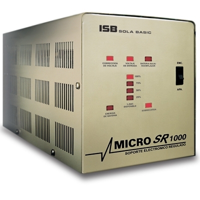 NOBREAK SOLA BASIC XR-21-102 MICRO SR  1000VA/650W4 /4 CONT/LEDS