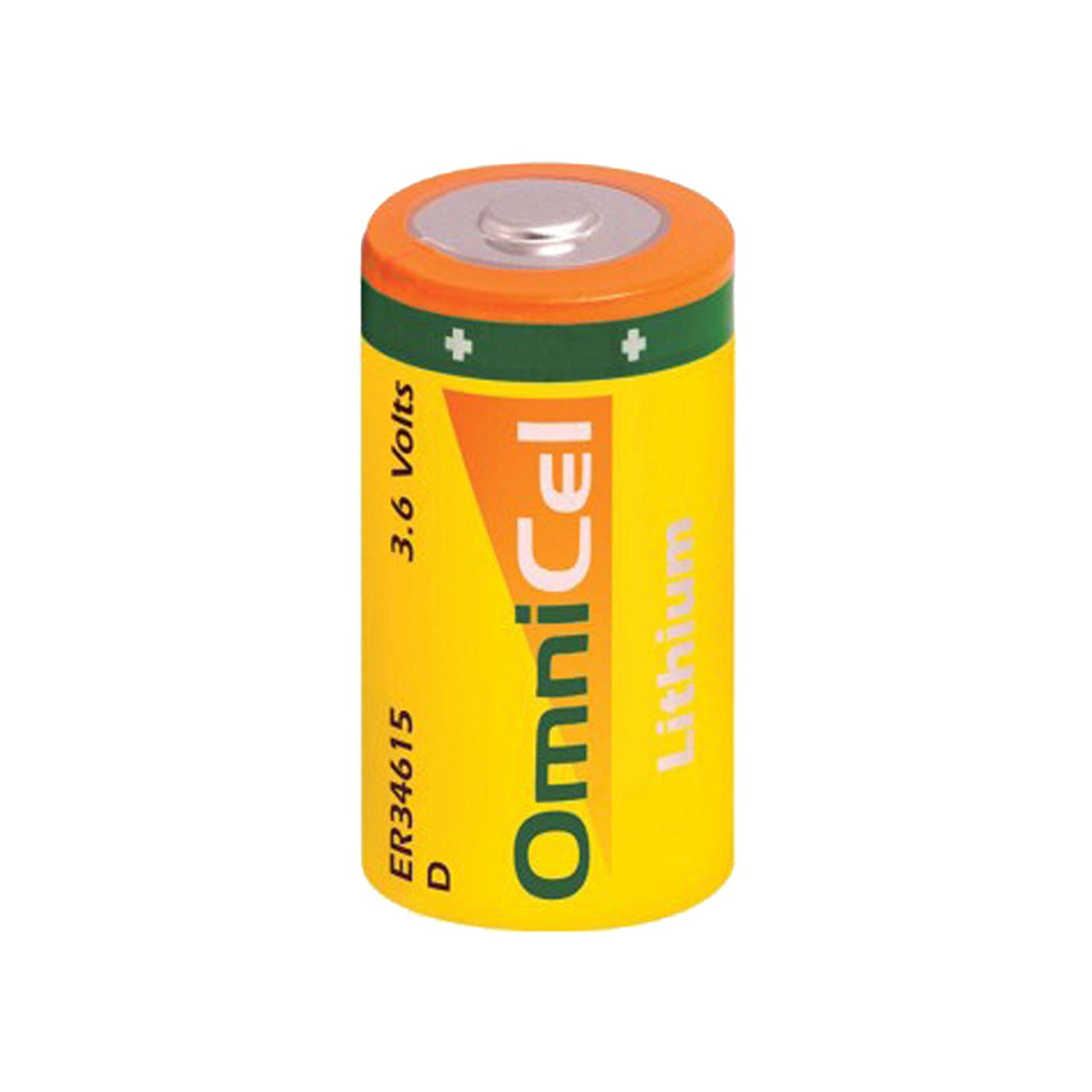 OmniCel ER34615 3/6V 19Ah Size D Lithium Button Top Battery