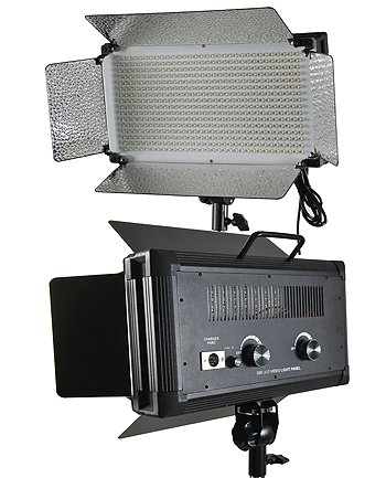 genaray spectroled studio 500 bi-color led three light kit