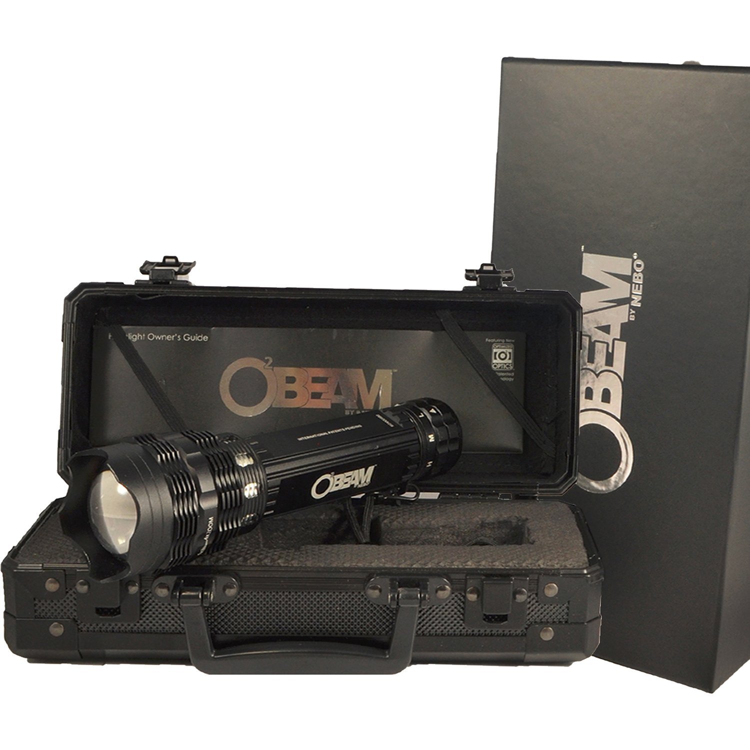 Nebo O2 Beam 420 lm LED Flashlight, Black. model number: 6000