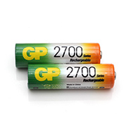 GP NiMH 2700mAh 1.2V AA Rechargeable Batteries