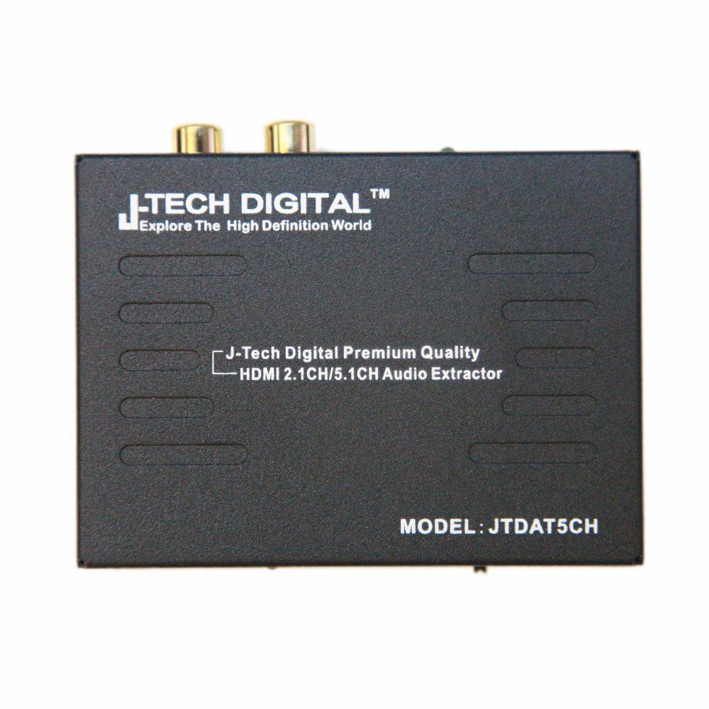 J-Tech Digital HDMI to HDMI +Audio(SPDIF +3.5mm Stereo) AudioExtractor Converter