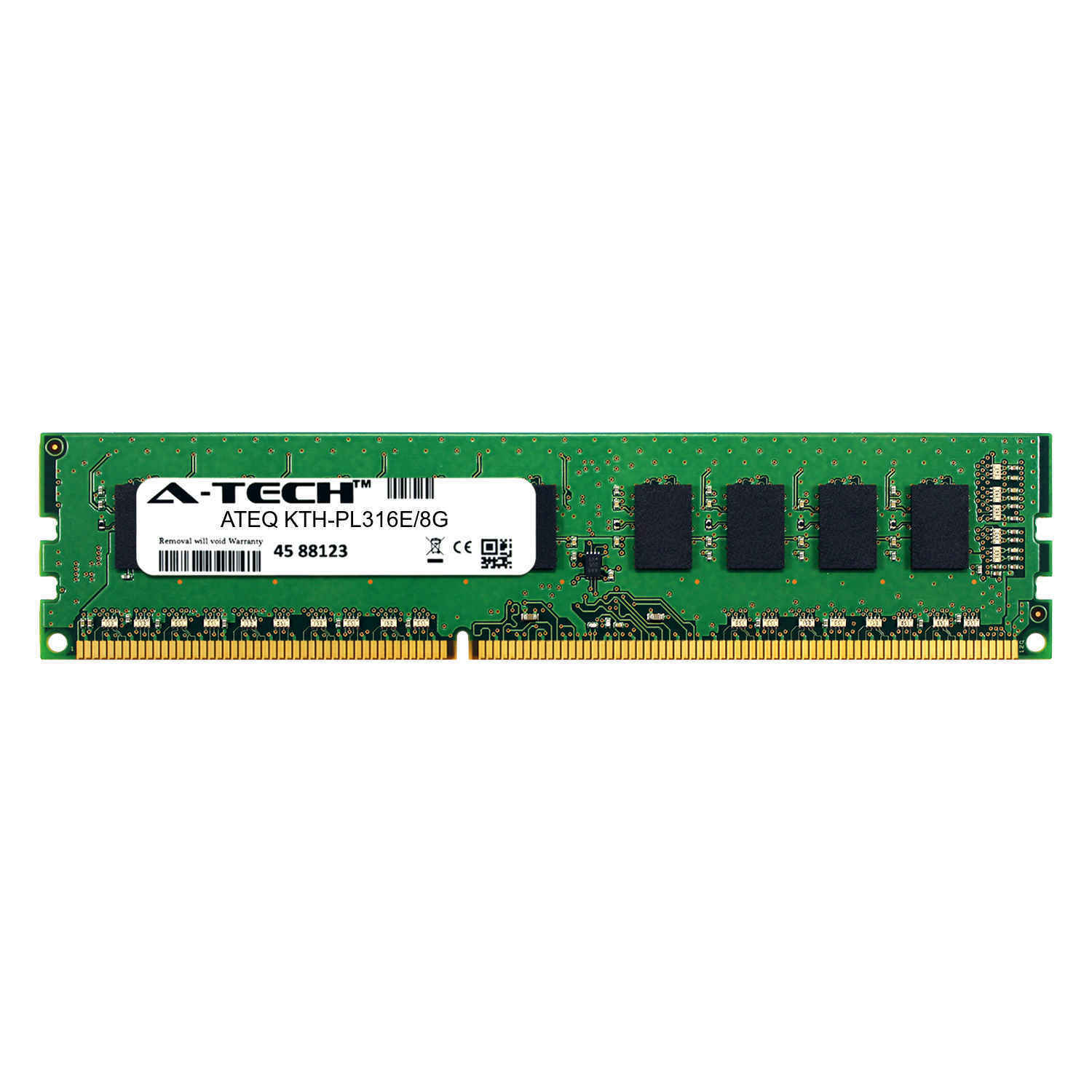 Kingston KTH-PL316E/8G A-Tech Equivalent 8GB DDR3 1600Mhz 2rx8 Server Memory RAM