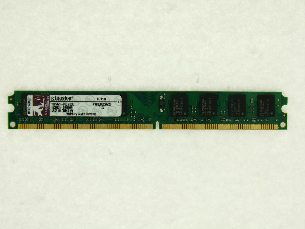KINGSTON KVR800D2N6/2G 2GB RAM DDR2