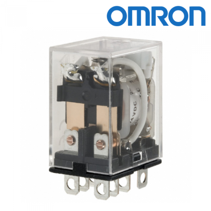 OMRON LY1-DC24 -  Relevador de Potencia, SPDT, 24 VDC, 15 A, Serie LY, Agujero Pasante, Sin Enclavamiento