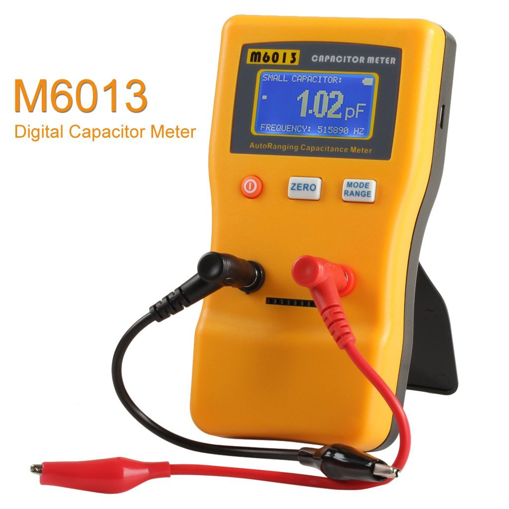 Floureon® M6013 New High Accuracy Auto Digital Capacitor Meter Tester 5 Digit High Resolution