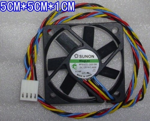 SUNON 5010 MF50101V1-Q020-S99 12V 1.44W 4Wire Cooling Fan