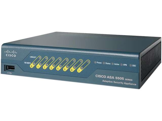 Cisco ASA 5505 10 User Bundle Firewall