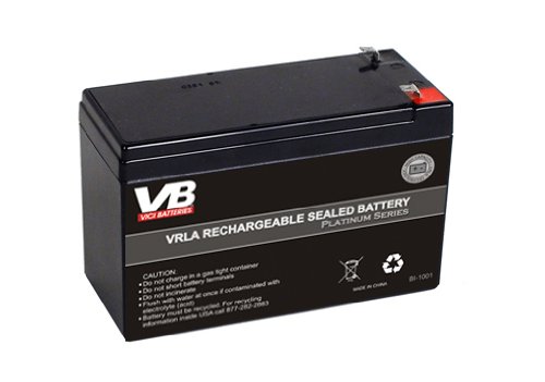 S Portalac PX12072HG 12V 7.5Ah Emergency Light Battery - VICI Battery BrandTM - Verizon FiOS Replacement Battery