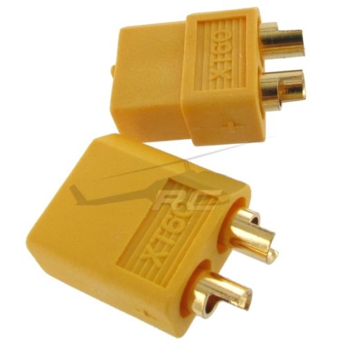 QUANTUM XT60 CONNECTOR YELLOW - MALE AND FEMALE Q-C-0013