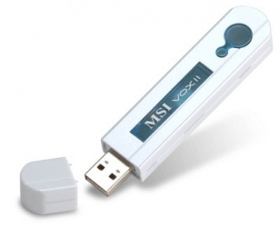 MSI SINTONIZADOR DE TV USB VOX II, ANALOGICA, BLANCO