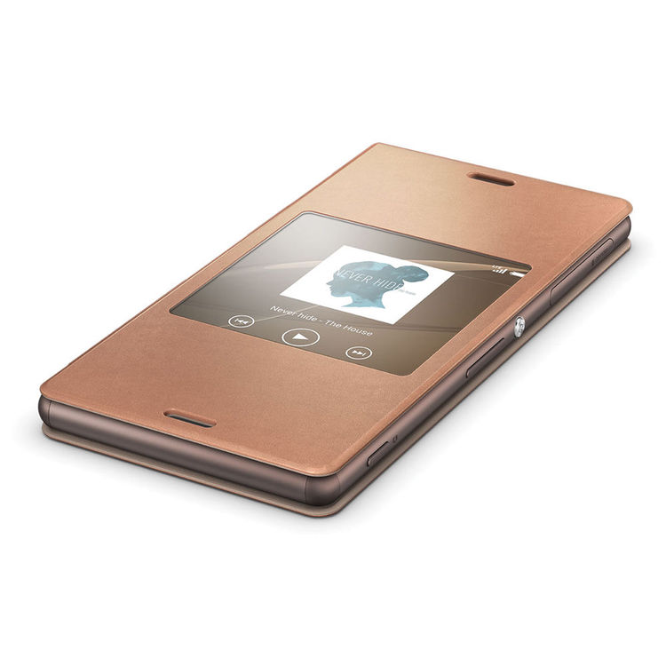 Sony SCR24 Style Up Cover for Xperia Z3 - Copper