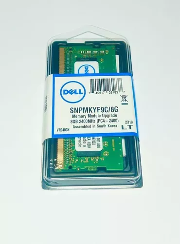 Dell Memory SNPMKYF9C/8G A9210967 8GB 1Rx8 DDR4 SODIMM 2400MHz RAM