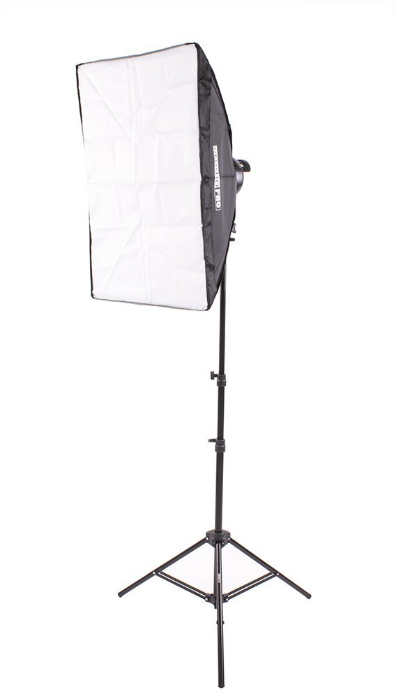 StudioPRO 6400W Triple 5 Socket Photo Studio Continuous Portrait Video Lighting Kit with Light Stand, 85W Daylight Bulbs, and Softboxes