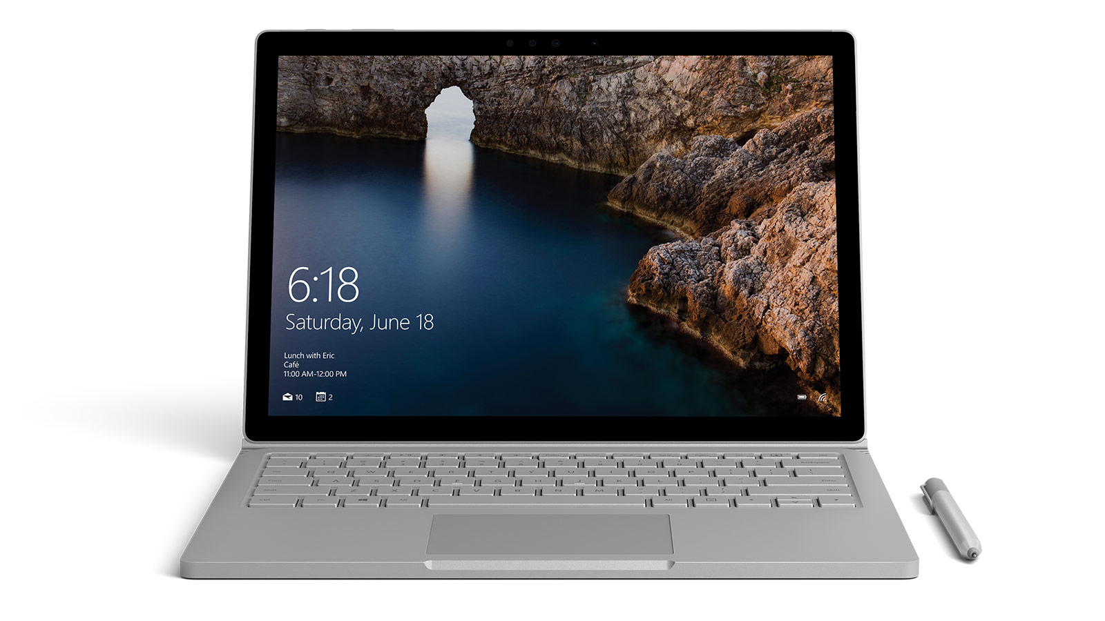 Microsoft Surface Book SV7-00001 Intel Core i5 6th Gen 8 GB Memoria 128 GB SSD 13.5 "3000 x 2000 Tablet Windows 10 Pro, Pluma de superficie incluida.