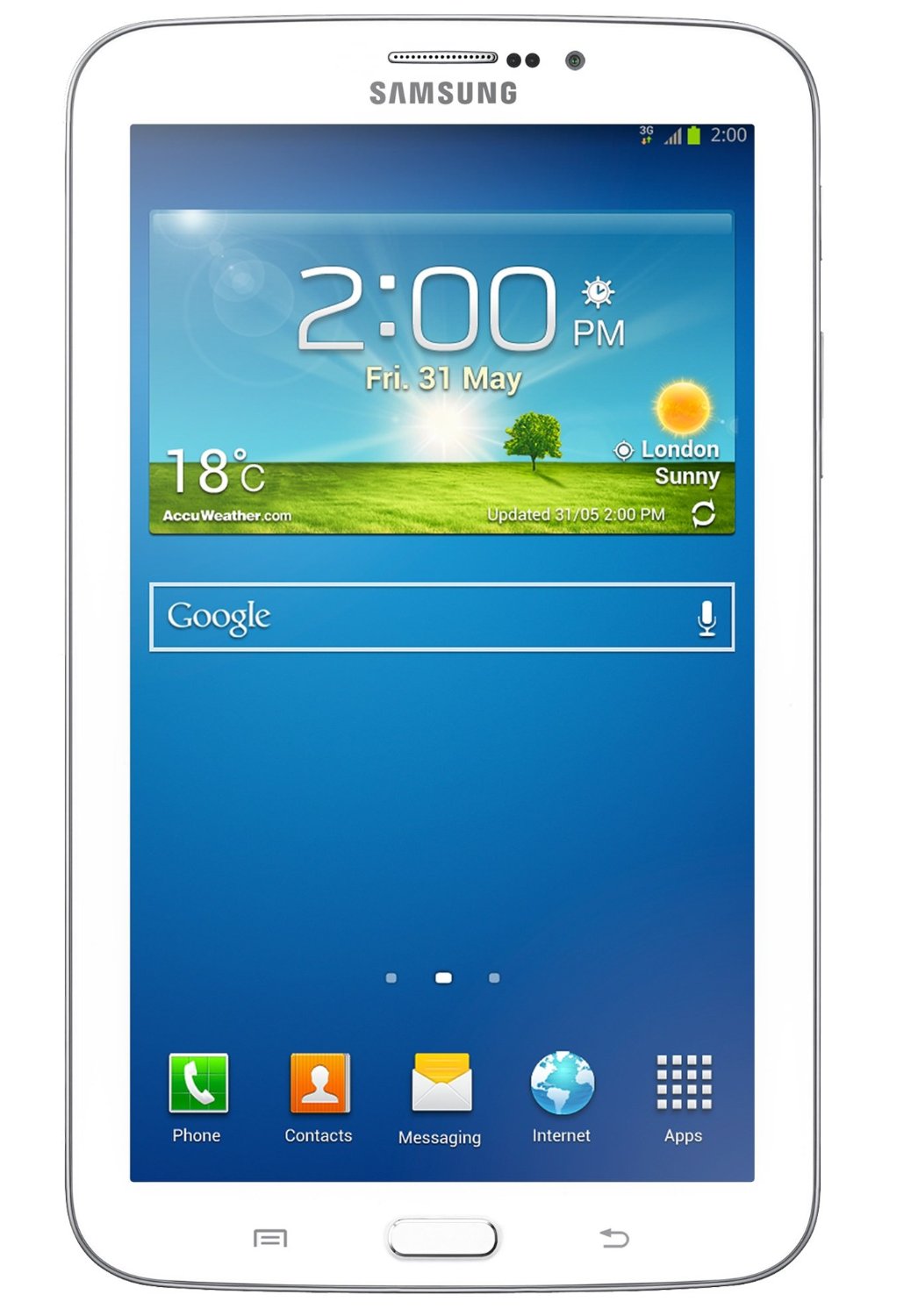 Samsung Galaxy Tab 7.0 3G 3 T211 8GB-Blanco desbloqueado