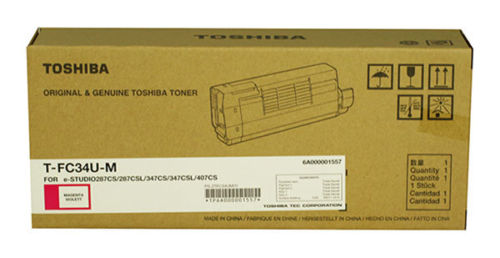 Toshiba TFC34UM Estudio287cs/347cs/407cs Magenta Toner [11500 Yield] [1 Btl/ctn]