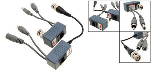 CCTV cámara de vídeo Potencia de Audio Balun UTP Red Transceptor