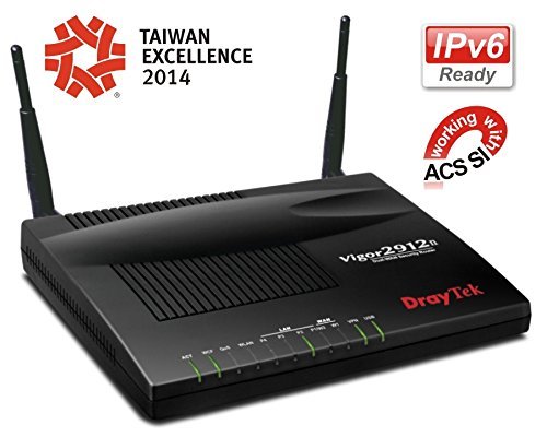 DrayTek Vigor2912n Dual WAN router for teleworkers and small offices