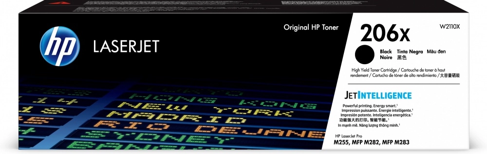 Tóner HP 206X Negro Original, 3150 Páginas W2110X