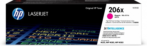 Tóner HP 206X Magenta Original, 2450 Páginas W2113X