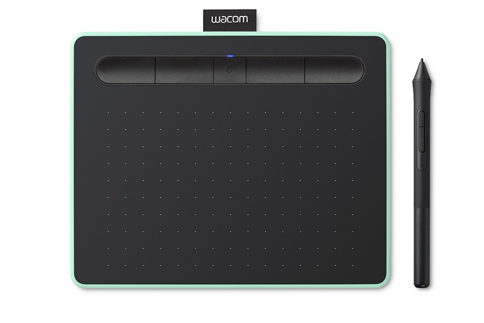 Wacom Tableta Gráfica Intuos S, 152 x 95mm, Inalámbrico/Alámbrico, Bluetooth, USB, Negro