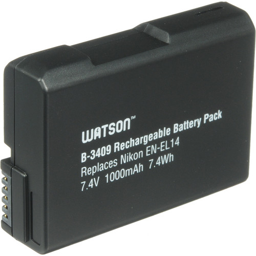 Watson EN-EL14 Lithium-Ion Battery Pack (7.4V, 1000mAh)