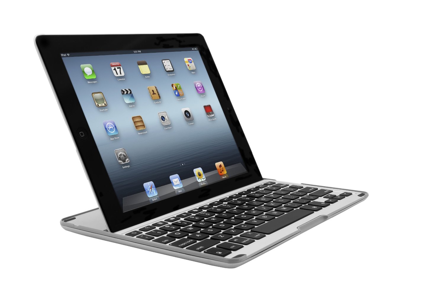 ZAGG PRO Bluetooth Keyboard for Apple iPad 2/3/4-Aluminum
